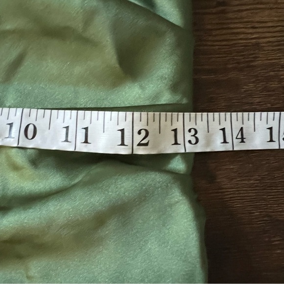 Billy J Monte Satin Slip Midi Dress - Olive Size 4 NWT Bridesmaid Weddin… - Picture 14 of 16